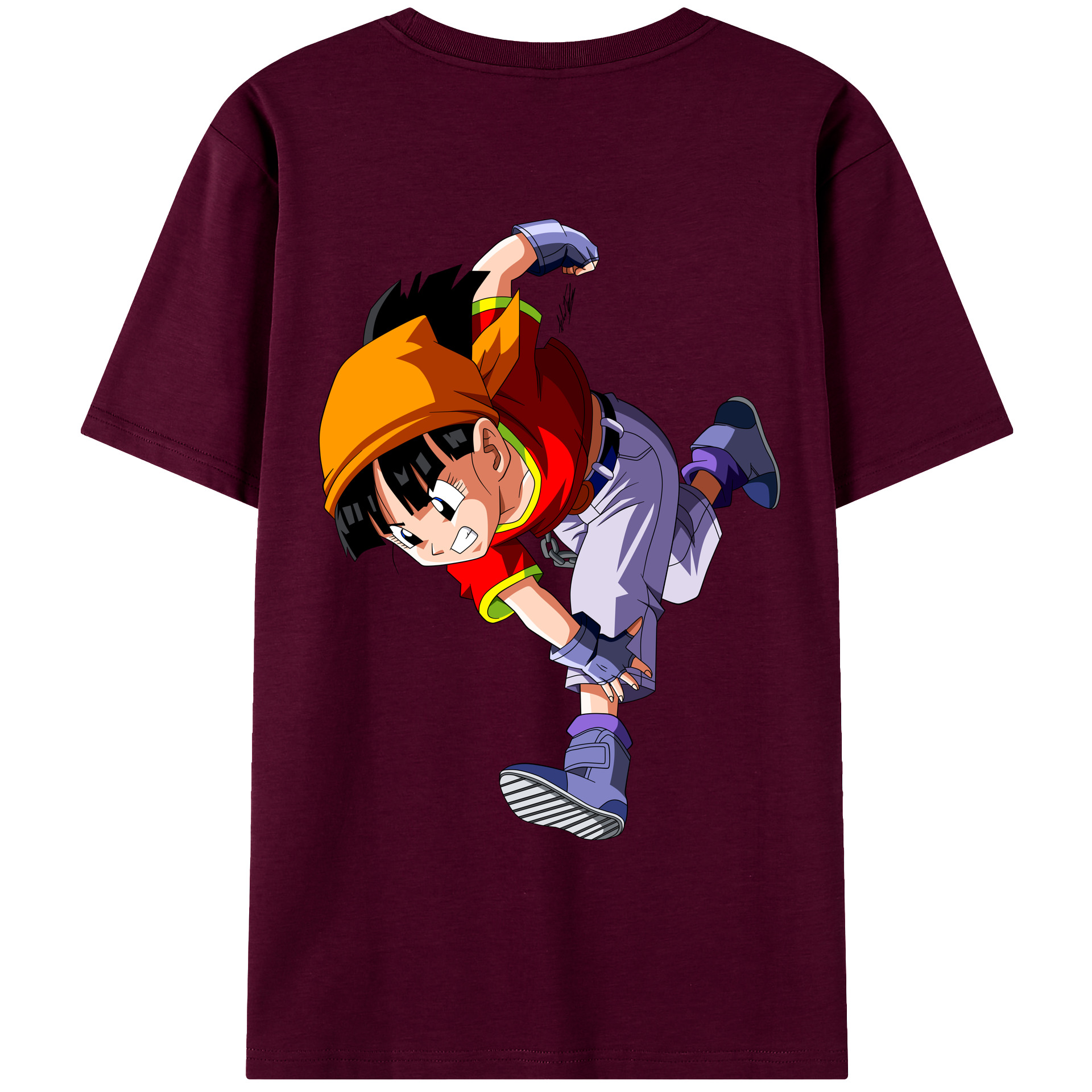（画像用） ドラゴンボール パン DRAGON BALL Pan レディース半袖Tシャツ(バックプリント)